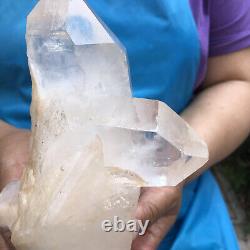 3.96lb Naturel Blanc Quartz Cluster Cristal Specimens Mineral Healing 1800g