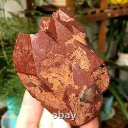 305g Rare Naturel Rouge Fantôme Quartz Cristal Cluster Rough Mineral Specimens