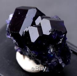 31g Naturel Violet. Spécimen Minéral De Grappe De Quartz De Quartz De Fluorite Bleu