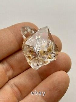 32mm Herkimer Diamond Quartz Crystal Cluster 5pc, Golden Healer, Clear & Radiant