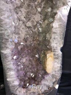 34 Améthyste Géode Cristal De Quartz Cluster Cathédrale Spécimen Brésil