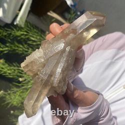 350gechantillon Minéral De Cristal Quartz Naturel Et Beau Jaune Rar