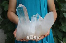 3560g Natural Beautiful Clear Quartz Crystal Cluster Tibetan Specimen # 902