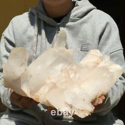 3930g Grand Naturel Clair Quartz Blanc Crystal Cluster Rough Specimen Healing
