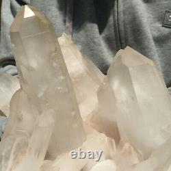 3930g Grand Naturel Clair Quartz Blanc Crystal Cluster Rough Specimen Healing