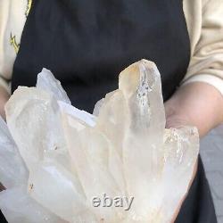3lb Grand Cristal Blanc De Quartz Naturel Cluster Rough Specimen Pierre De Guérison