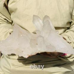 4.2lb Énorme Natural Clear Crystal Quartz Cluster Mineral Specimen Healing
