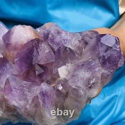 4.42LB Améthyste Naturelle Amas de Quartz Violet Cristal Spécimen Minéral Rare 493