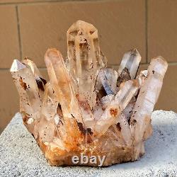 4,71 LB - Groupe de cristaux naturels de quartz de l'Himalaya / minéraux.