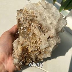 4,93 livres Rare Beau Cristal de Quartz Jaune Naturel Groupe Minéral Spécimen N04