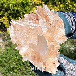 4.93lb Top Cristal Naturel Cristal Transparent Cristal Cluster Minéral Spécimen