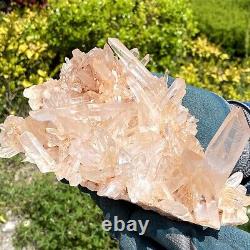 4.93lb Top Cristal Naturel Cristal Transparent Cristal Cluster Minéral Spécimen