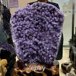 44.33lb Natural Amethyst Geode Quartz Cluster Crystal Specimen Healing