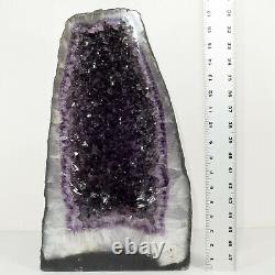 45.9lb Gorgeous Cathedral Amethyst Cluster Natural Druzy Mineral Geode Brésil