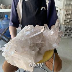 46.18lb Blanc Naturel Quartz Cluster Cristal Specimens Mineral Healing 20950g