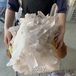 46.18lb Blanc Naturel Quartz Cluster Cristal Specimens Mineral Healing 20950g