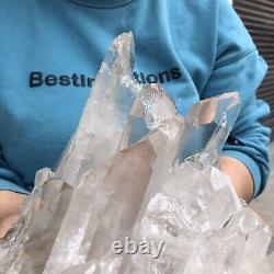 4800g Spécimen minéral de cristal de quartz naturellement clair