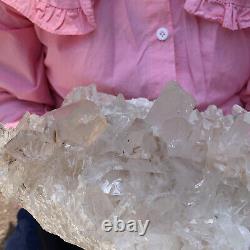 5.08lb Naturel Blanc Quartz Cluster Cristal Specimens Mineral Healing 2310g