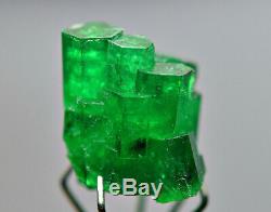 5,20 Ct. Plein D / T Top Bunch Vert Naturel Emeraude Cristal Transparent @ Swat Pk