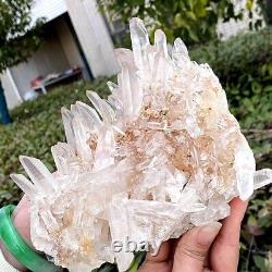 5.23lb Natural Crystal Cluster Specimen Quartz Reiki Guérison