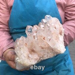 5.34lb Clair Naturel Beau Blanc Quartz Cristal Cluster Spécimen