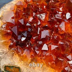 5.3LB Citrine naturel géode quartz cluster cristal Cathédrales spécimen Guérison