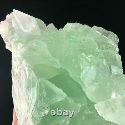 5.7 Lb Natural Green Fluorite Quartz Crystal Cluster Mineral Specimen Healing