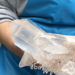 5.72lb Grand Cristal Blanc De Quartz Naturel Cluster Rough Specimen Healing