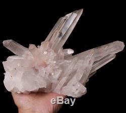 5.80lb Spécimen Minéral De Guérison De Grappe De Cristal De Point Blanc Naturel Clair De Quartz