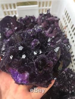 5000g En Gros Rare! Nouveau Trouver Améthyste Quartz Crystal Cluster Specimen 11lb