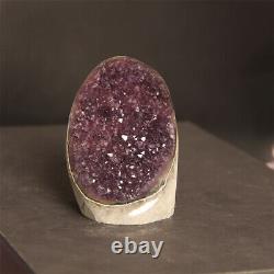 525g Naturel Violet Quartz Cristal Cluster Reiki Guérison Bijoux De Méditation