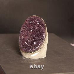 525g Naturel Violet Quartz Cristal Cluster Reiki Guérison Bijoux De Méditation