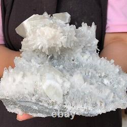 5290g A+++ Natural Himalaya Quartz Cristal Cluster Récipient Minéral Guérison 382