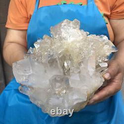 5470g Cristal de quartz clair naturel en amas spécimen minéral de guérison CH1072