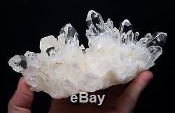570g Clair Naturel Beau Blanc Squelettique Quartz Cristal Cluster Spécimen