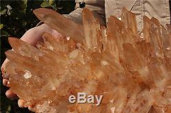 5840g Naturel Tibétain Clear Quartz Crystal Cluster Point Minéral Spécimen