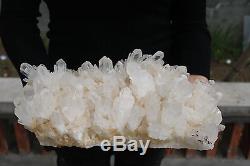 5900g Beau Spécimen De Cluster De Quartz Blanc Cristal Clair Naturel Tibétain # 5009