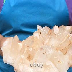 6.24lb Clair Naturel Beau Blanc Quartz Cristal Cluster Specimen Eh482