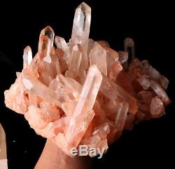 6.4lb Natural Clear Skin Quartz Point De Cristal Cluster Guérison Spécimen Minéral