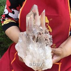 6.88lb Grand Cristal Blanc De Quartz Naturel Cluster Rough Specimen Healing