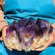 6,97lb Échantillon De Minerai De Cristal De Quartz Naturel Violet En Grappe Pour La Guérison Spirituelle Reiki