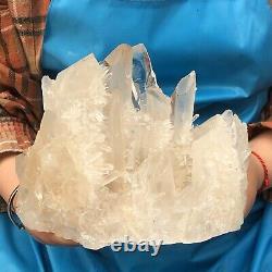 6.99lb Grand Cristal Blanc De Quartz Naturel Cluster Rough Specimen Healing