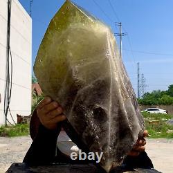 62,17LB Cluster de cristaux de quartz naturel de citrine spécimen minéral de colonne vertébrale pour la guérison