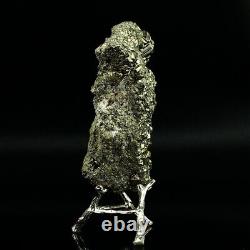 639g Natural Pyrite Cristal Quartz Cluster Mineral Specimen Cadeau De Décoration