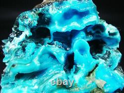 68g Museum Quality Sea Blue Gibbsite Crystal Cluster Mineral Specimen (en)