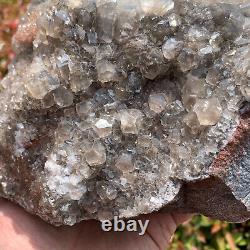 7.2 Lb Calcite Naturelle Quartz Cluster Cristal Minéral Échantillon Cicatrisation+bass Dq28