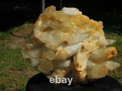 7.2 Lb Naturel Blanc Clair Quartz Cristal Cluster Minéral Spécimens