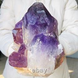 7.8lb Uruguay Améthyste Naturel Quartz Cristal Cluster Mineral Healing F974