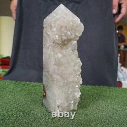 7lb 10.4 Agate Naturelle Carnelian Quartz Cristal Cluster Tower Géode Guérison