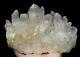 7lb Nouveau Trouver Rare Naturel Blanc Clear Quartz Crystal Cluster Specimen